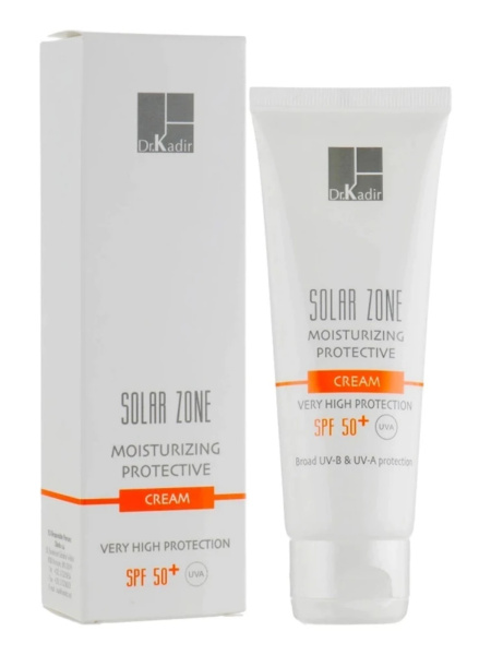 Защитный увлажняющий крем SPF 50+ Dr.Kadir Solar Zone Moisturizing Protective Cream SPF 50+, 75 мл